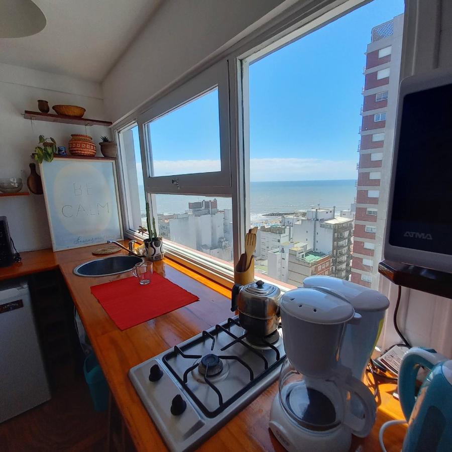 Hermoso monoambiente con vista al mar en La Perla , Mar del Plata Exterior foto