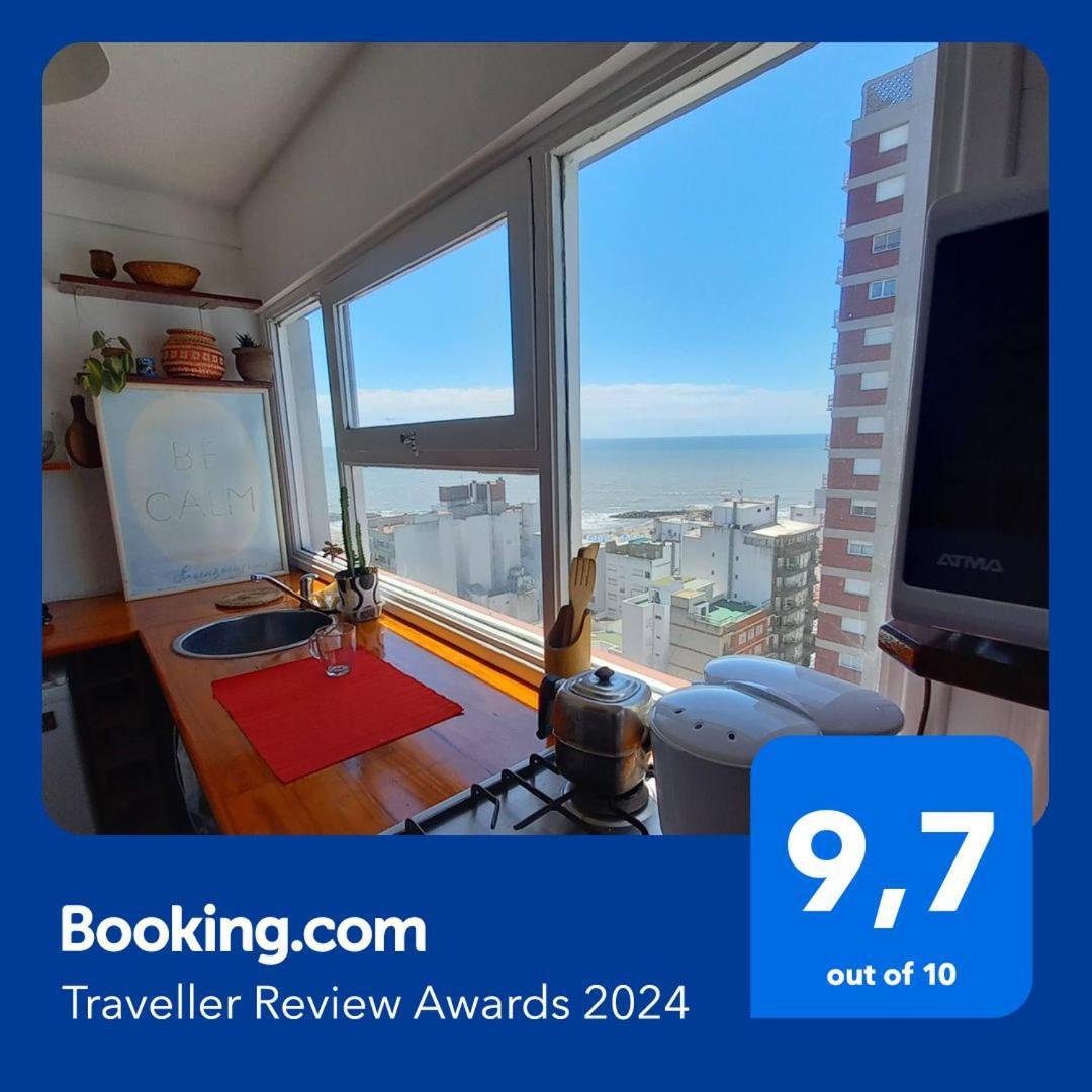 Hermoso monoambiente con vista al mar en La Perla , Mar del Plata Exterior foto